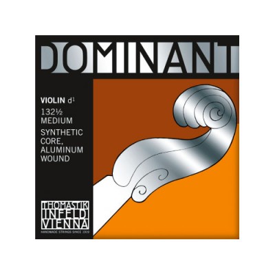 THOMASTIK STRINGS VIOLIN DOMINANT SOLID CORE NYLON D ALU. 132