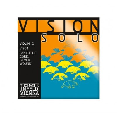 STRINGS INFELD VIOLIN VISION SOLO G SILVER ROUNDWOUND VIS04