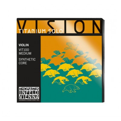 STRINGS VIOLIN VISION TITANIUM SOLO SYNTHETIC CORE MEDIUM VIT100