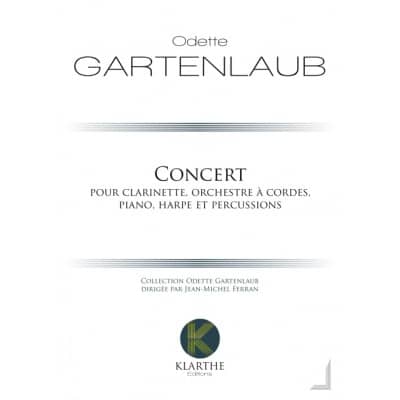 GARTENLAUB - CONCERT POUR CLARINETTE - CONDUCTEUR