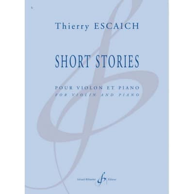  Escaich Thierry - Short Stories - Sonate Pour Violon Et Piano