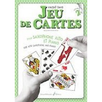 VINCENT DAVID - JEU DE CARTES VOL.2- SAXOPHONE & PIANO 