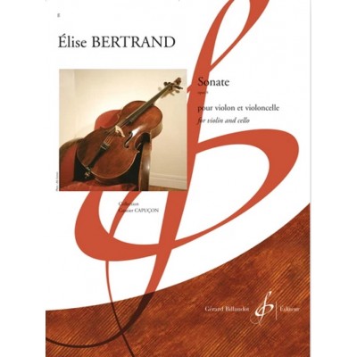 BILLAUDOT BERTRAND ELISE - SONATE OP.8 - VIOLON & VIOLONCELLE