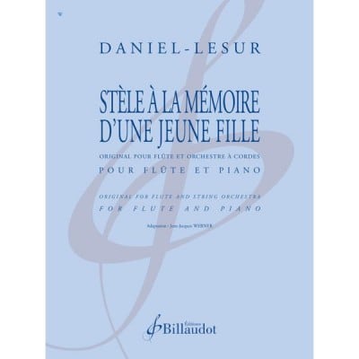BILLAUDOT DANIEL-LESUR - STELE A LA MEMOIRE D