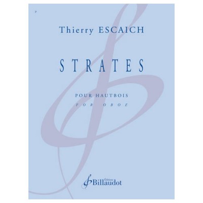 BILLAUDOT Escaich Thierry - Strates