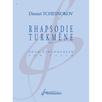 TCHESNOKOV DIMITRI - RHAPSODIE TURKMENE OPUS 77