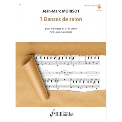BILLAUDOT Morisot Jean-Marc - 3 Danses de Salon - Violoncelle & Piano