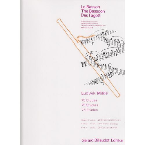 MILDE L. - 75 ETUDES VOL. 3 OP. 26