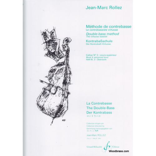 BILLAUDOT Rollez JEAN-marc - Methode De Contrebasse Vol.3