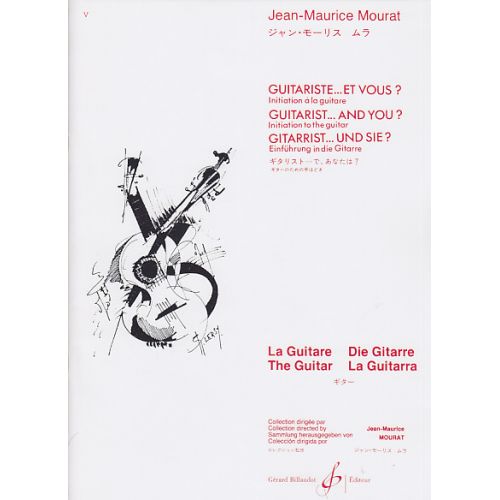 BILLAUDOT MOURAT JEAN-MAURICE - GUITARISTE... ET VOUS - GUITARE