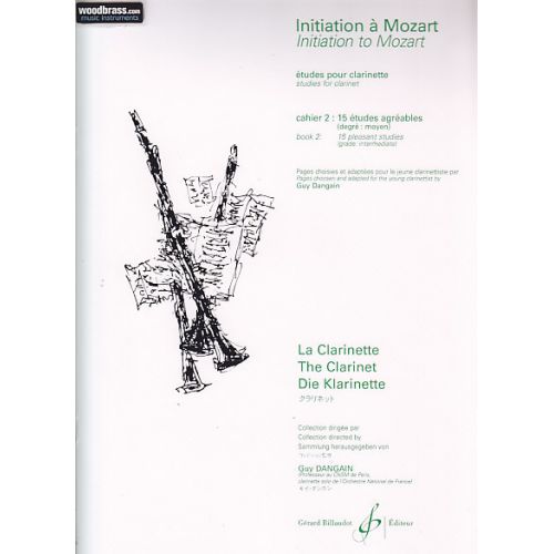 DANGAIN GUY - INITIATION A MOZART VOL.2 - CLARINETTE