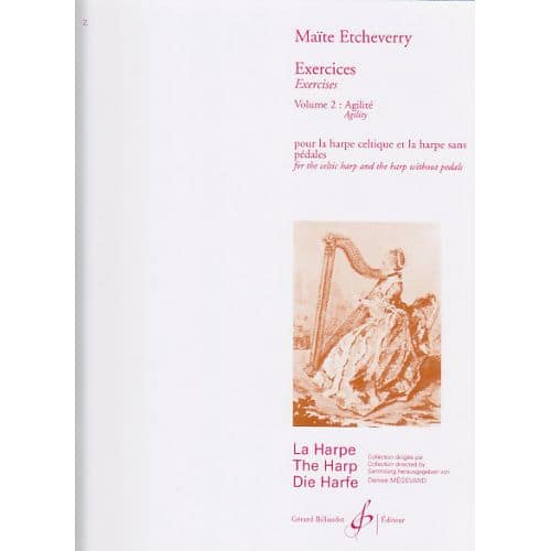 ETCHEVERRY MAITE - EXERCICES VOL.2 : AGILITE - HARPE CELTIQUE