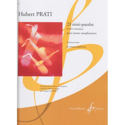 PRATI HUBERT - 23 MINI-PUZZLES (ETUDES) - SAXOPHONE