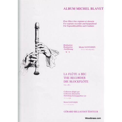 BLAVET MICHEL - ALBUM MICHEL BLAVET - FLUTE A BEC SOPRANO ET CLAVECIN