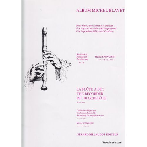 BLAVET MICHEL - ALBUM MICHEL BLAVET - FLUTE A BEC SOPRANO ET CLAVECIN