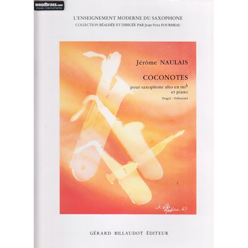 NAULAIS J. - COCONOTES - SAXOPHONE, PIANO