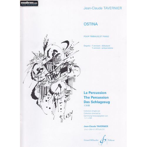 BILLAUDOT TAVERNIER JEAN-CLAUDE - OSTINA - TIMBALES, PIANO