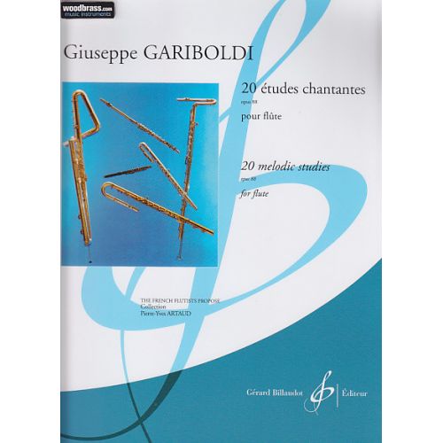 GARIBOLDI G. - 20 ETUDES CHANTANTES OP.88 - FLUTE