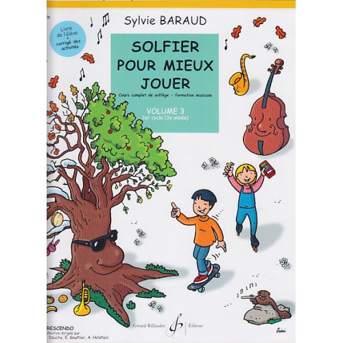 BILLAUDOT BARAUD SYLVIE - SOLFIER POUR MIEUX JOUER VOL.3