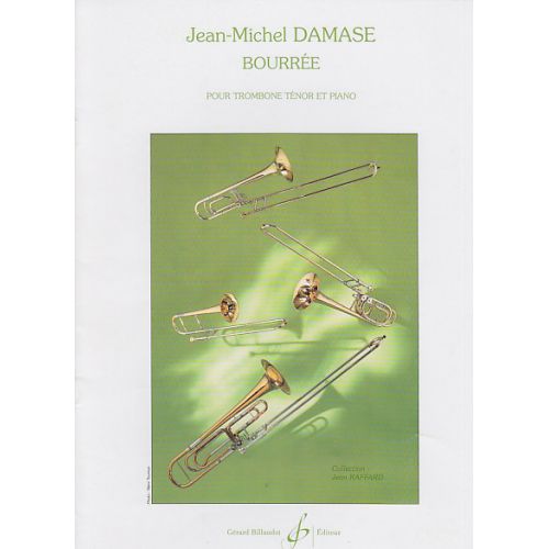  Damase Jean-michel - Bourree - Trombone, Piano