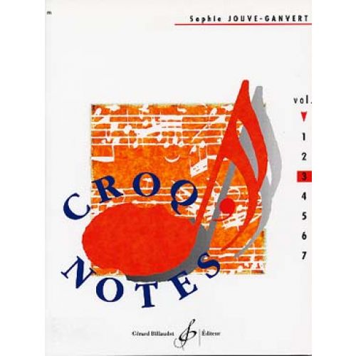 JOUVE-GANVERT SOPHIE - CROQ'NOTES CAHIER 3, 3E ANNEE