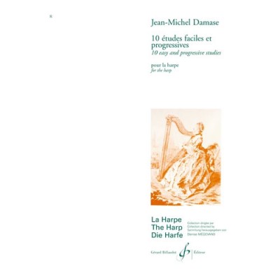  Damase Jean-michel - 10 Etudes Faciles Et Progressives - Harpe