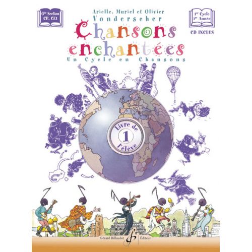 VONDERSCHER - CHANSONS ENCHANTEES VOL.1 + CD (ELEVE)