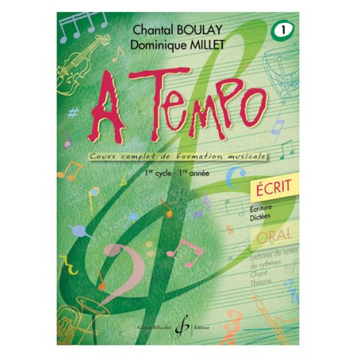 BILLAUDOT BOULAY/MILLET - A TEMPO VOL.1 ECRIT