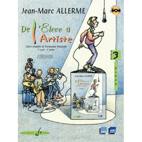 ALLERME JEAN-MARC - DE L'ELEVE A  L'ARTISTE VOL.3 + CD (ELEVE)