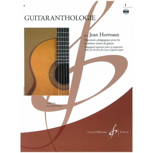 BILLAUDOT GUITARANTHOLOGIE VOL.1 + CD - GUITARE
