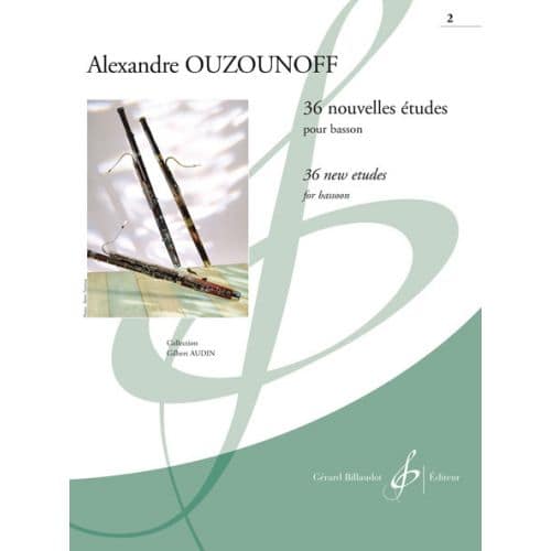 BILLAUDOT OUZOUNOFF ALEXANDRE - 36 NOUVELLES ETUDES VOL.2 - BASSON