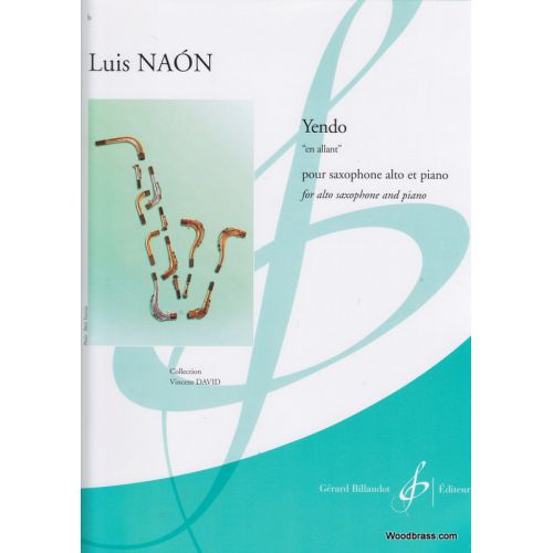 BILLAUDOT NAON L. - YENDO "EN ALLANT" - SAXOPHONE ALTO ET PIANO