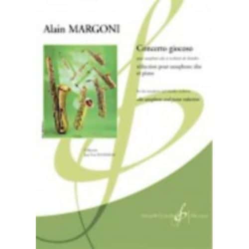MARGONI ALAIN - CONCERTO GIOCOSO - SAXOPHONE & PIANO 