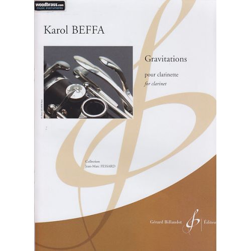 BILLAUDOT BEFFA K. - GRAVITATIONS - CLARINETTE SEULE