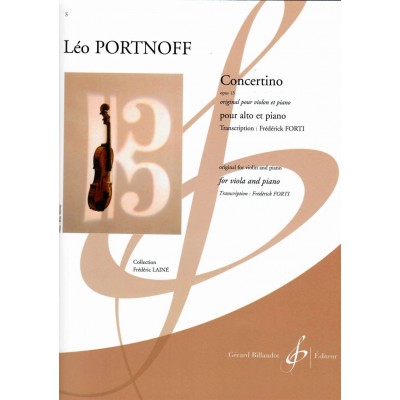 Portnoff Leo - Concertino Op.13 - Alto & Piano