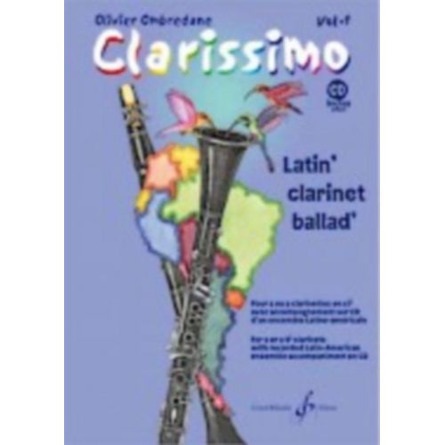 OMBREDANE OLIVIER - CLARISSIMO VOL.1 + CD - CLARINETTE