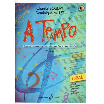 BILLAUDOT BOULAY CH. - A TEMPO VOL. 9B SERIE ORAL 