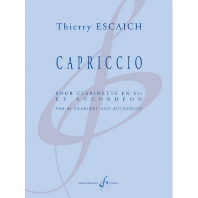  Escaich Thierry - Capriccio - Clarinette Sib & Accordeon