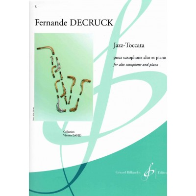 BILLAUDOT Decruck Fernande - JAZZ-toccata - Saxophone Mib & Piano