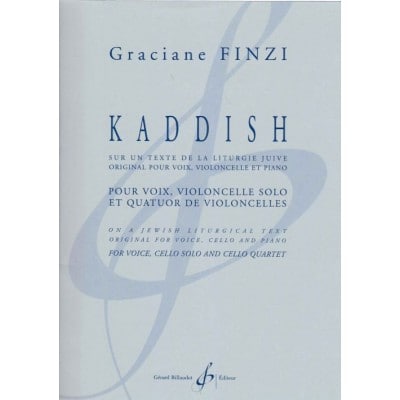 FINZI GRACIANE - KADDISH - VOIX, VIOLONCELLE & PIANO