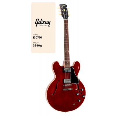 ES-335 1961 Ultra Light Aged 60s Cherry CS MLC #130770