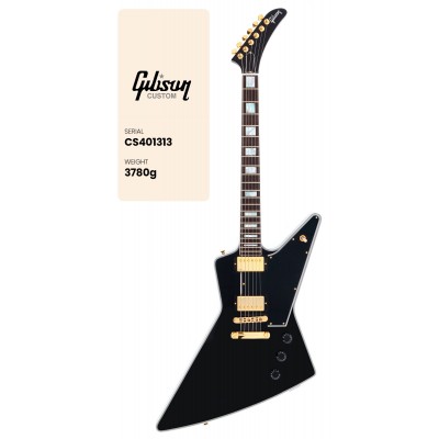 GIBSON CUSTOM Explorer Custom Ebony CS MC #CS401313