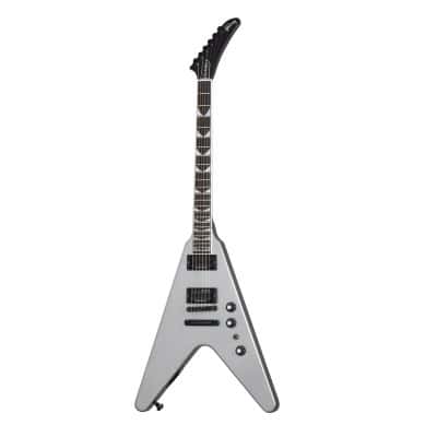 DAVE MUSTAINE FLYING V EXP SILVER METALLIC