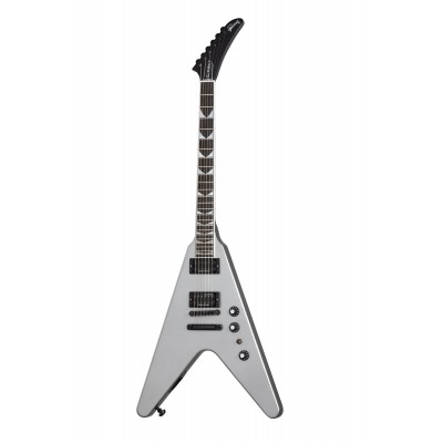 GIBSON USA FLYING V ARTIST DAVE MUSTAINE EXP SILVER METALLIC 