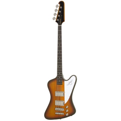 INSPIRED BY GIBSON ORIGINAL THUNDERBIRD 60S BASS TOBACCO SUNBURST – RECONDITIONNE