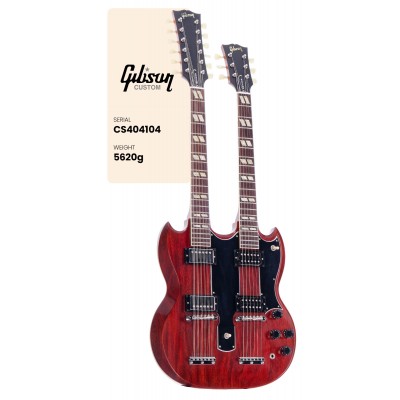 Eds-1275 Signature Jimmy Page Doubleneck Vos 69 Cherry