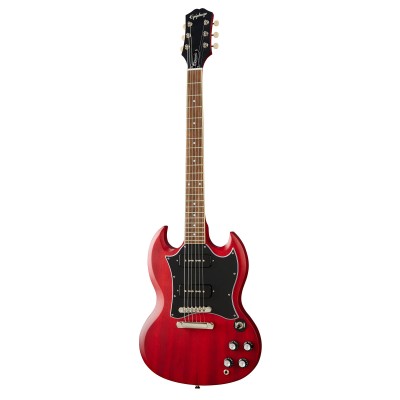 INSPIRED BY GIBSON MODERN SG CLASSIC WORN P-90S WORN CHERRY