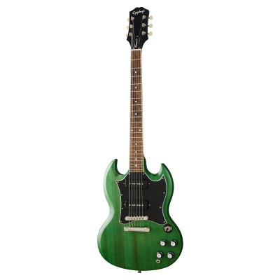 INSPIRED BY GIBSON MODERN SG CLASSIC WORN P-90S WORN INVERNESS GREEN