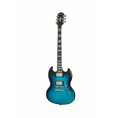 INSPIRED BY GIBSON MODERN SG PROPHECY BLUE TIGER AGED GLOSS