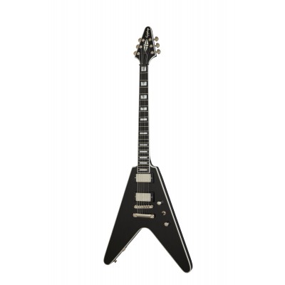INSPIRED BY GIBSON MODERN DESIGNER FLYING V PROPHECY BLACK AGED GLOSS